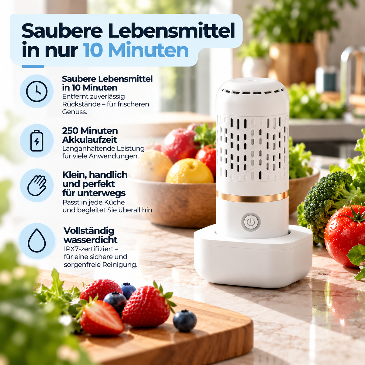 Freshora | Intelligenter Lebensmittelreiniger