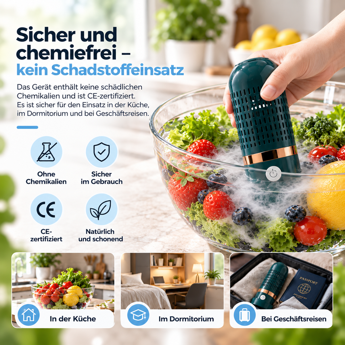 Freshora | Intelligenter Lebensmittelreiniger